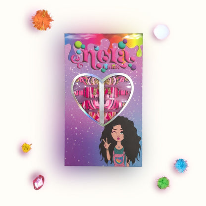 Roze Marmer Nagelstickers